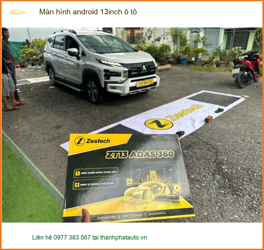 Chị Minh Thư lắp màn hình Android 13inch cho Hyundai Accent ở Quận 7 ảnh thực tế 5