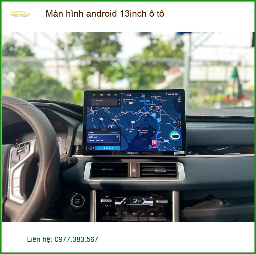 Anh Phước lắp màn hình android 13inch Mazda 3 tại Quận Tân Phú ảnh thực tế 5