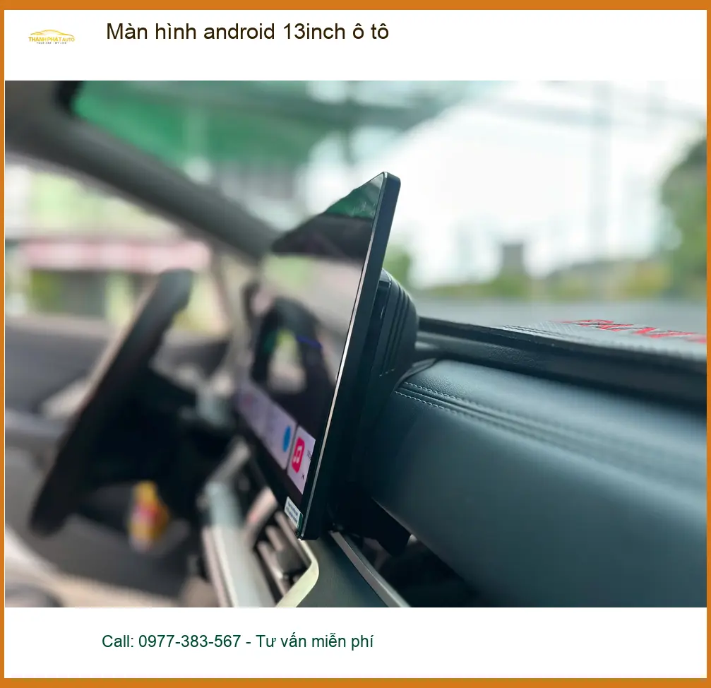 Anh Tấn nâng cấp màn hình android 13inch ô tô cho Kia K3 tại Quận 11.