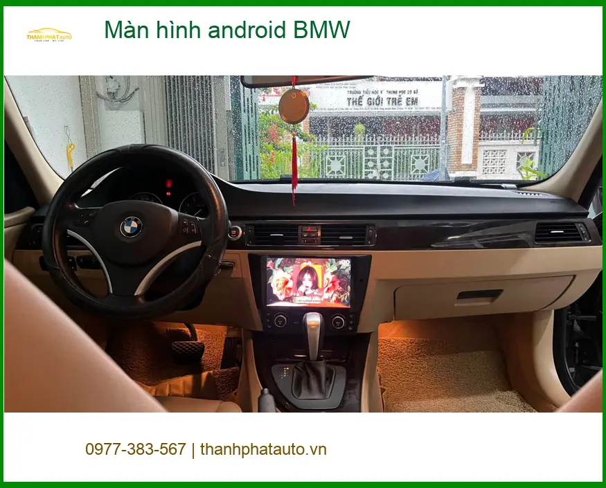 Anh Lâm nâng cấp màn hình Android BMW cho BMW 3 Series tại Quận 6