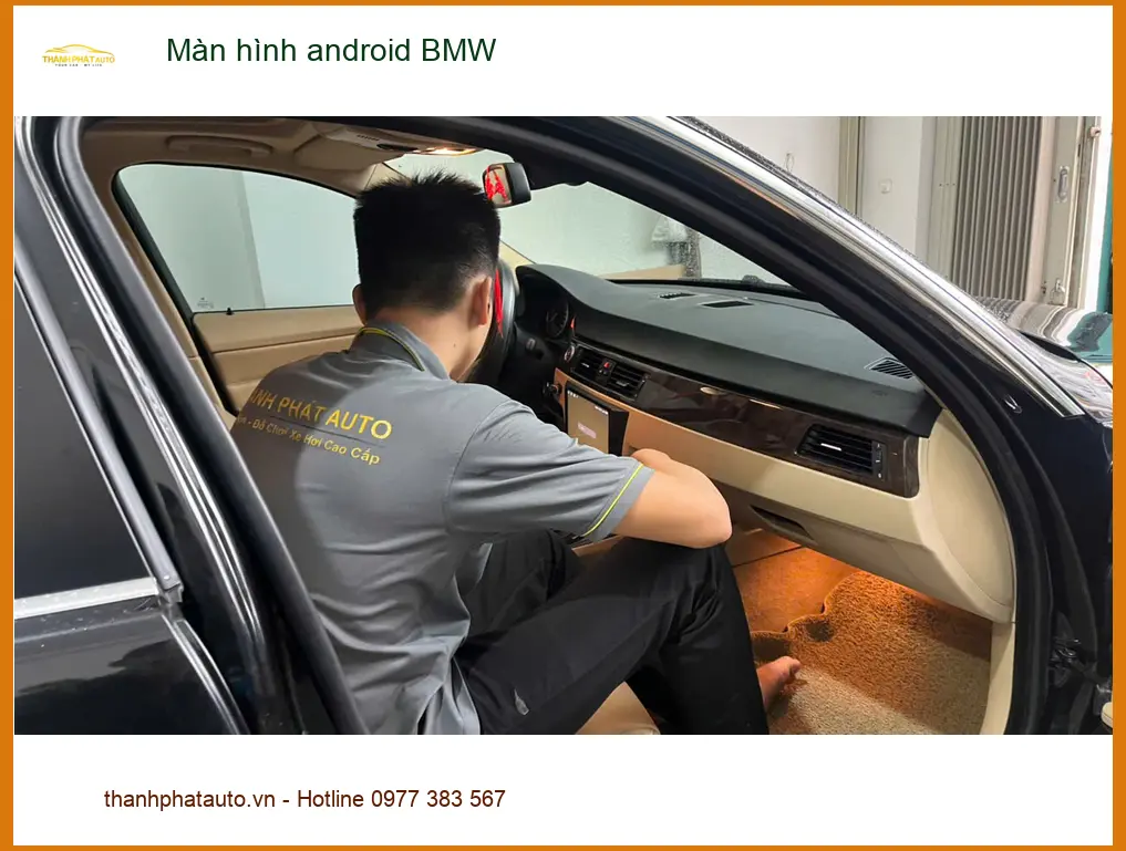 Anh Lâm nâng cấp màn hình Android BMW cho BMW 3 Series tại Quận 6 ảnh thực tế 5