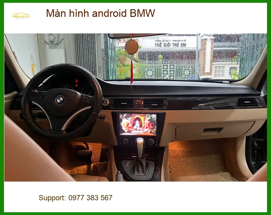Anh Lộc nâng cấp màn hình Android cho BMW 3 Series tại Quận Tân Bình để trải nghiệm công nghệ mới ảnh thực tế 2
