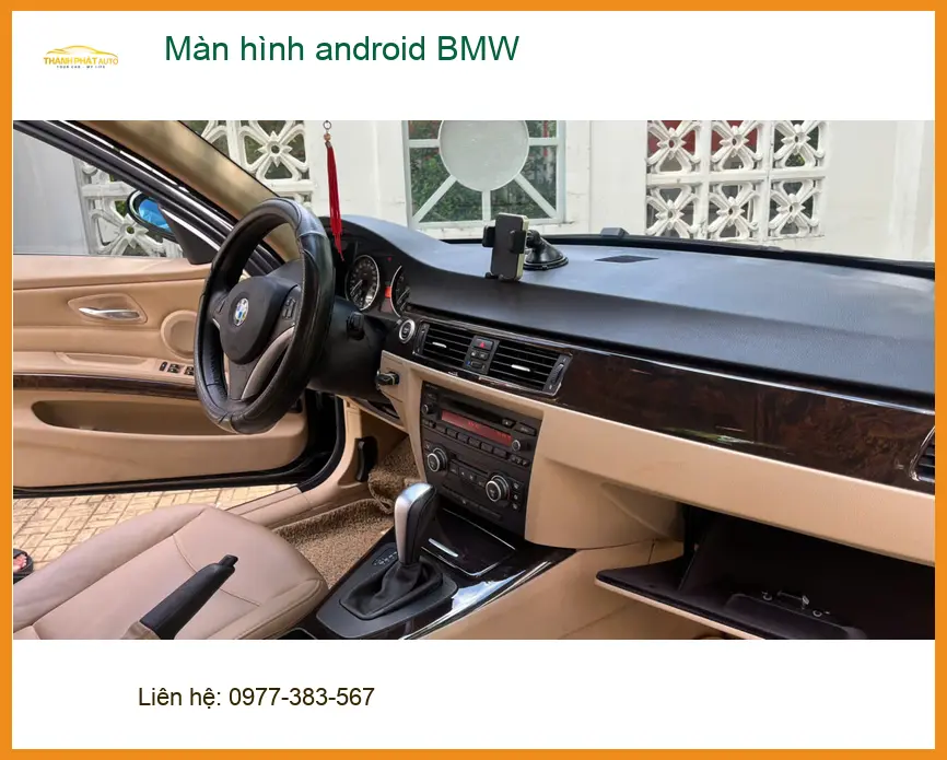 Anh Cường nâng cấp màn hình Android BMW X5 tại Hóc Môn vì màn zin quá cũ kỹ ảnh thực tế 2