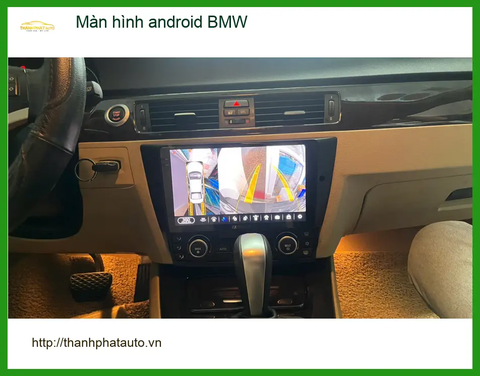 Anh Cường nâng cấp màn hình Android BMW X5 tại Hóc Môn vì màn zin quá cũ kỹ ảnh thực tế 3