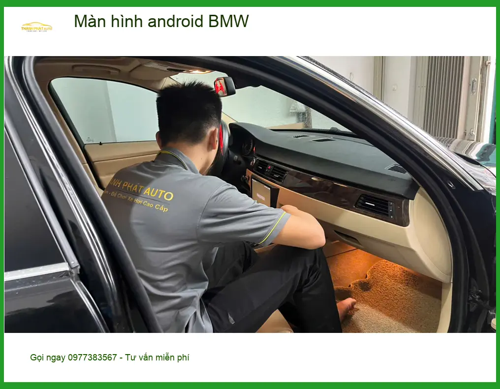 Địa chỉ nâng cấp màn hình Android BMW cho Cô Liên ở Thủ Đức để có trải nghiệm thông minh ảnh thực tế 3
