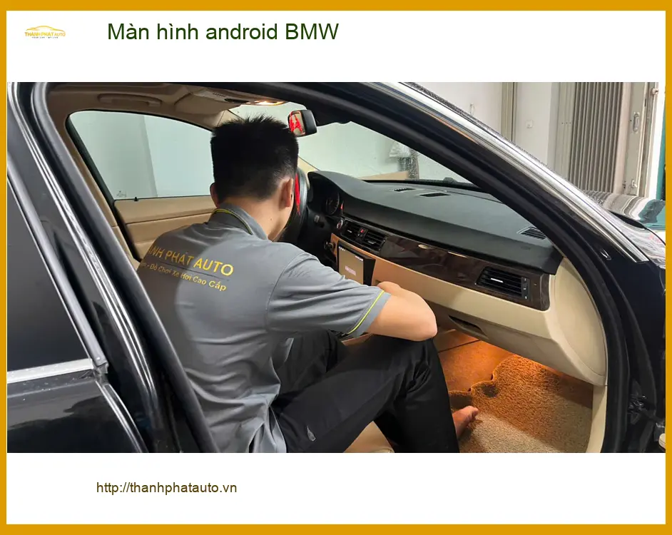 Chú Sơn nâng cấp Màn hình Android BMW X3 chính hãng tại Quận 1 ảnh thực tế 5