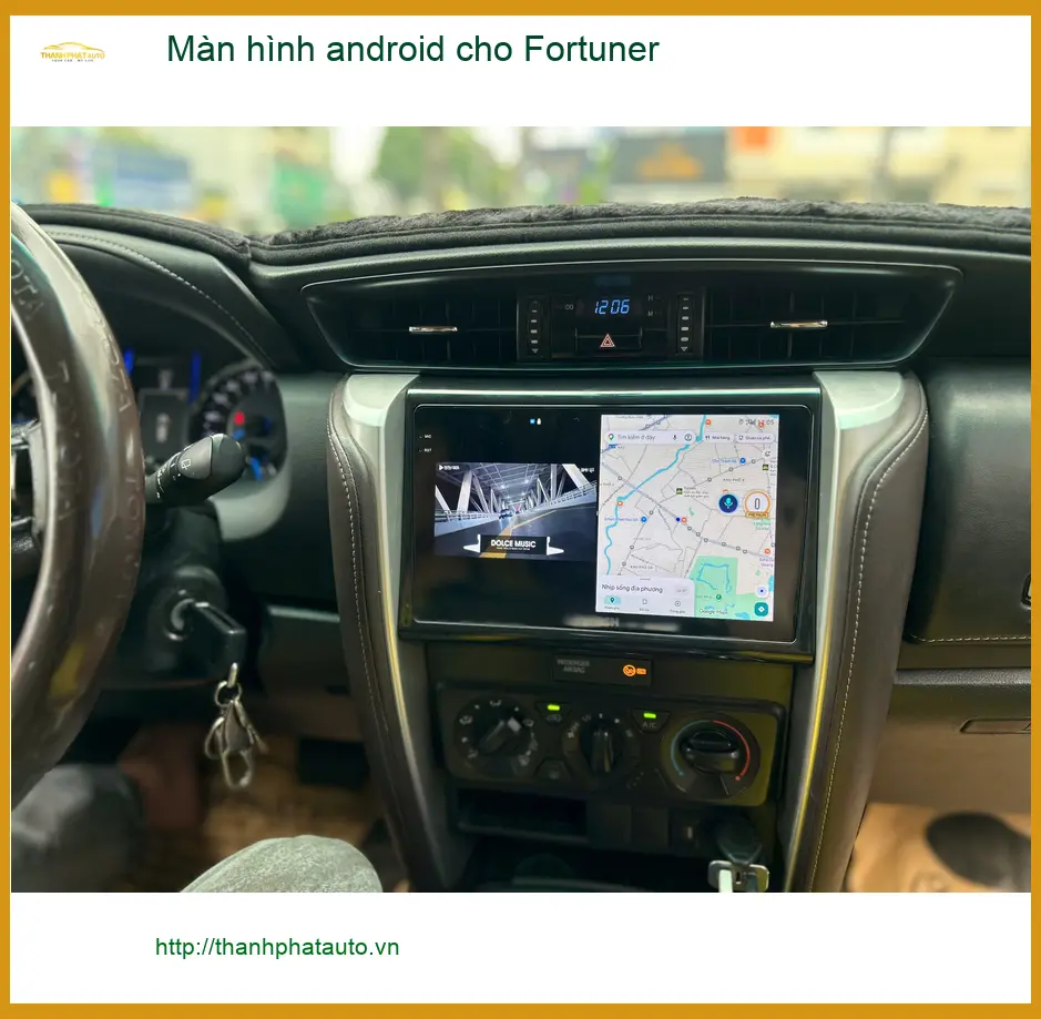 Anh Long lắp màn hình Android cho Fortuner tại Bình Chánh để nâng cấp tiện ích giải trí ảnh thực tế 5