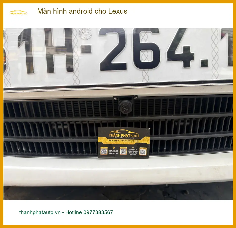 Anh Trọng nâng cấp màn hình Android cho Lexus RX350 tại Nhà Bè vì màn zin cũ quá chậm ảnh thực tế 4