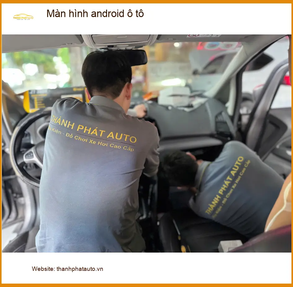 Anh Hưng lắp màn hình android ô tô Mazda CX-5 tại Nhà Bè vì màn zin cũ.