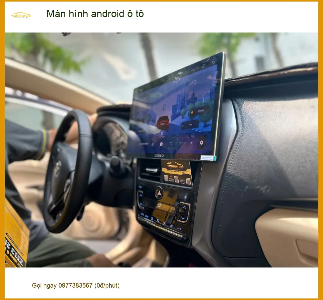 Anh Bách lắp màn hình Android ô tô cho Hyundai Creta tại Hóc Môn ảnh thực tế 3