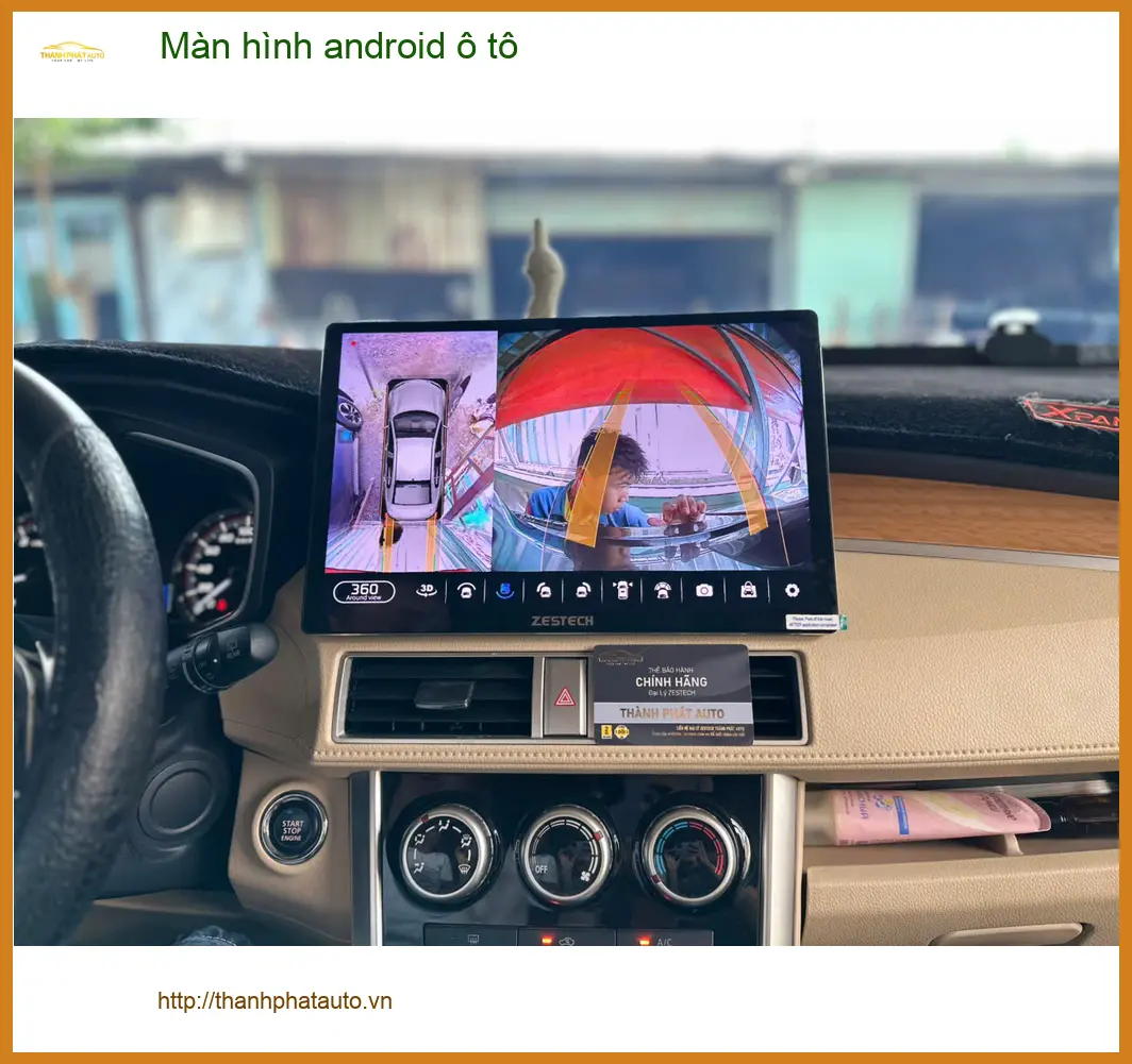 Chị Thư lắp màn hình Android ô tô Zestech cho Mazda 3 ở Bình Thạnh ảnh thực tế 3