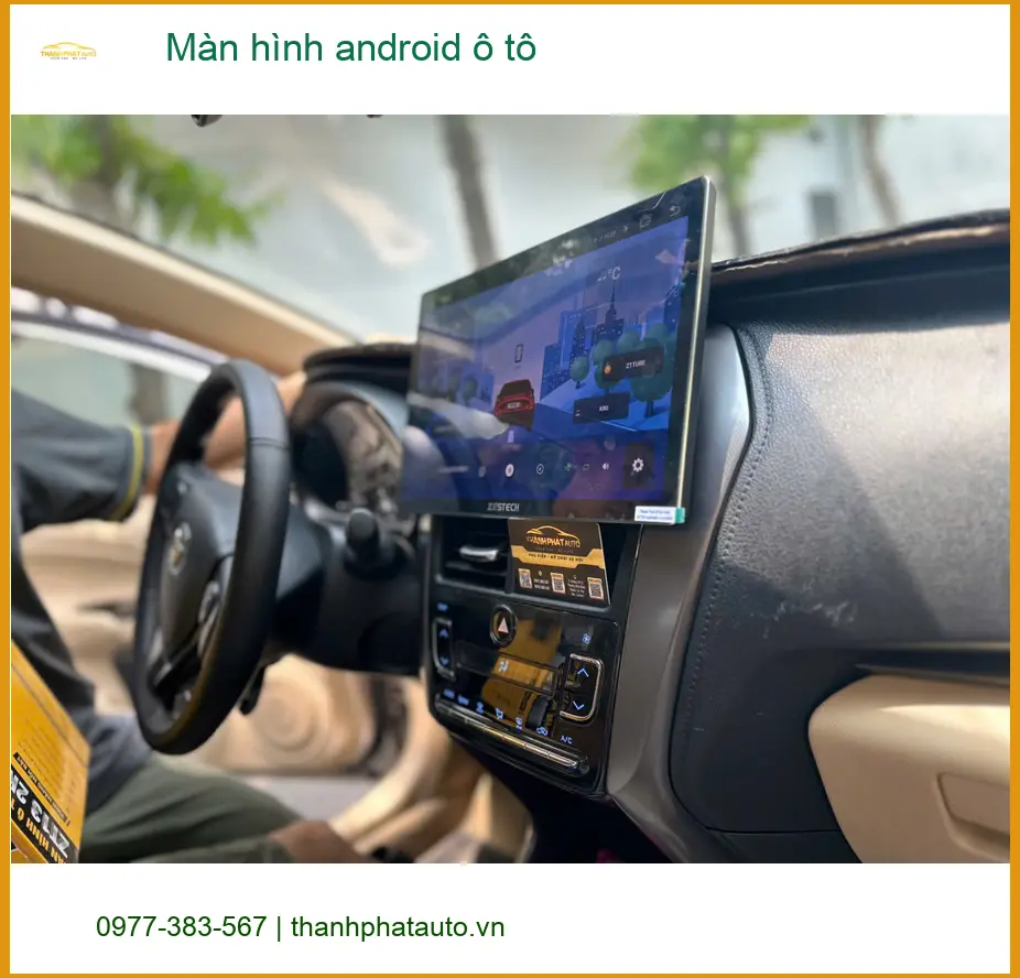 Anh Tấn lắp màn hình android ô tô cho Hyundai Accent tại Quận Bình Tân ảnh thực tế 4