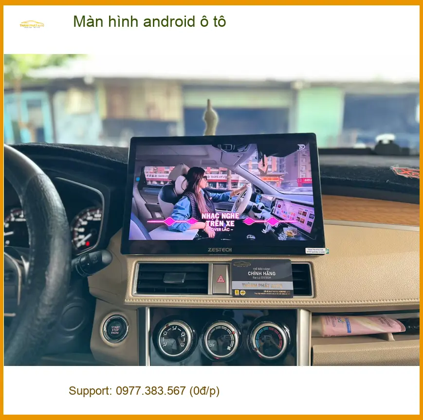 Anh Long lắp màn hình android ô tô cho Honda CRV tại Quận 12 vì màn hình cũ đã lỗi thời.