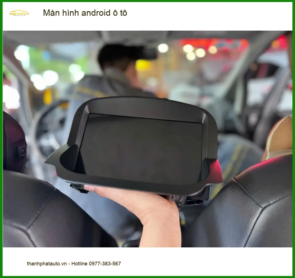 Anh Tùng lắp màn hình Android ô tô cho Hyundai Accent tại Thủ Đức ảnh thực tế 3