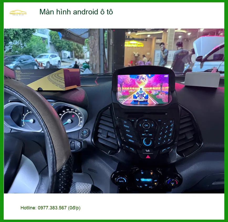 Anh Cường lắp màn hình android ô tô cho Hyundai Accent tại Quận Bình Tân ảnh thực tế 4