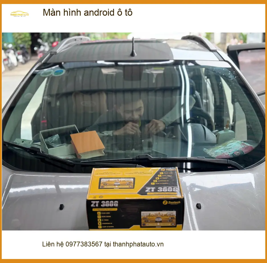 Anh Cường lắp màn hình android ô tô cho Hyundai Accent tại Quận Bình Tân ảnh thực tế 5