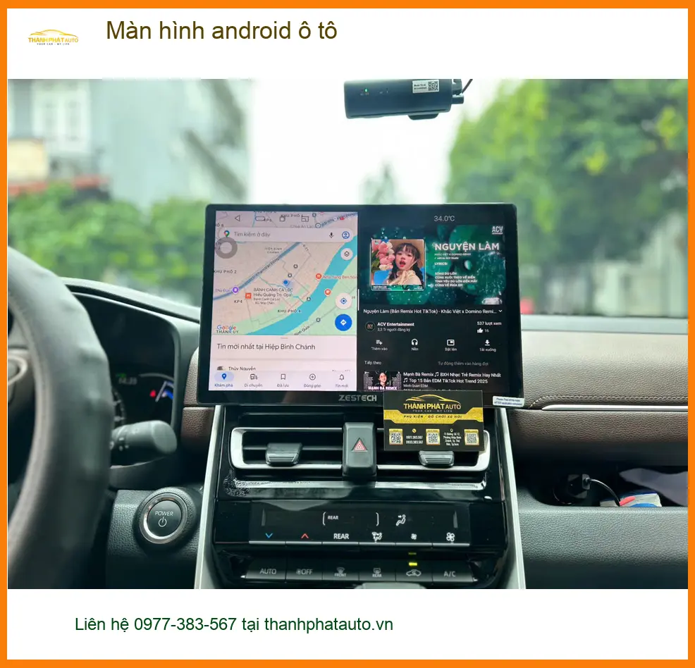 Anh Dũng Mazda 3 lắp màn hình Android ô tô tại Quận Thủ Đức