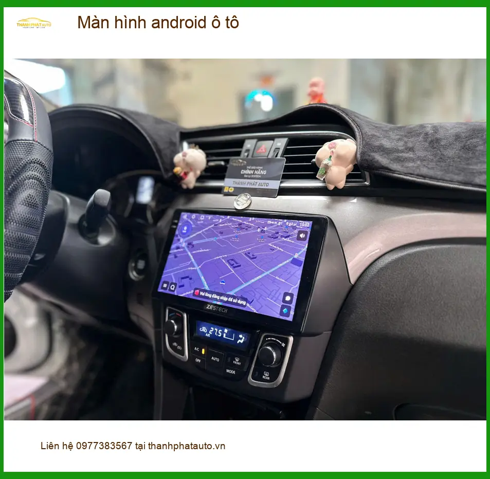 Anh Khang lắp màn hình Android ô tô Zestech cho Kia Carnival ở Thủ Đức