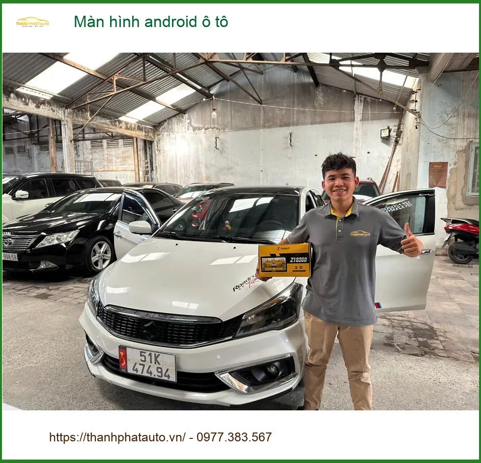 Anh Khang lắp màn hình Android ô tô Zestech cho Kia Carnival ở Thủ Đức ảnh thực tế 3