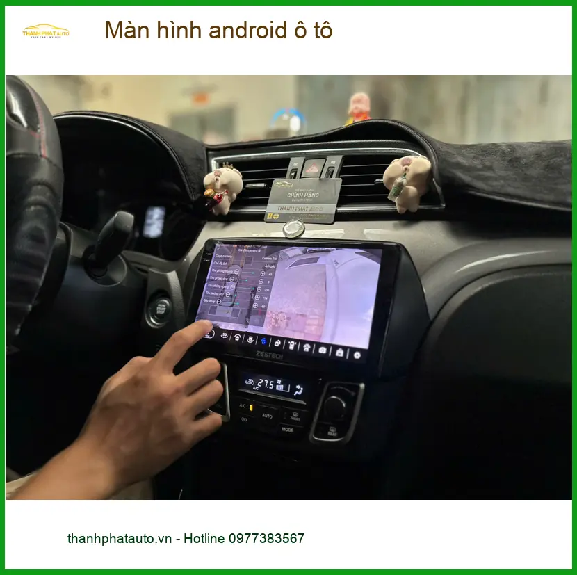 Anh Khang lắp màn hình Android ô tô Zestech cho Kia Carnival ở Thủ Đức ảnh thực tế 5