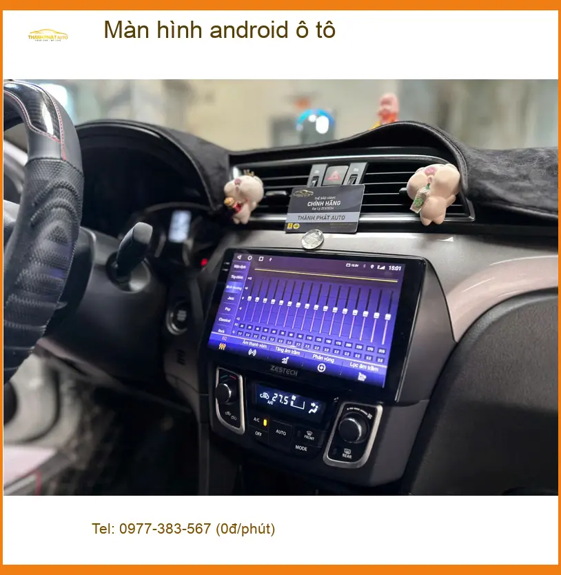 Chị Thảo lắp Màn hình Android ô tô cho Hyundai Accent tại Quận 12
