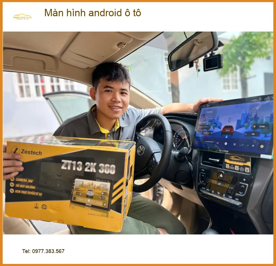 Chị Thảo nâng cấp màn hình Android ô tô Ford Everest Quận 2 xem YouTube ảnh thực tế 2