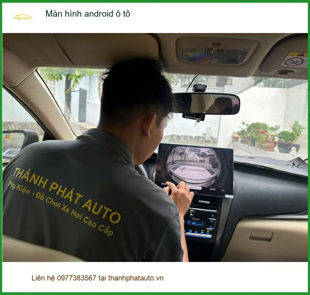 Chị Thảo nâng cấp màn hình Android ô tô Ford Everest Quận 2 xem YouTube ảnh thực tế 3