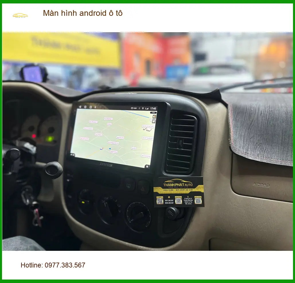 Cô Hoa nâng cấp màn hình Android Mazda 3 Quận 9 cho xe thêm thông minh ảnh thực tế 3