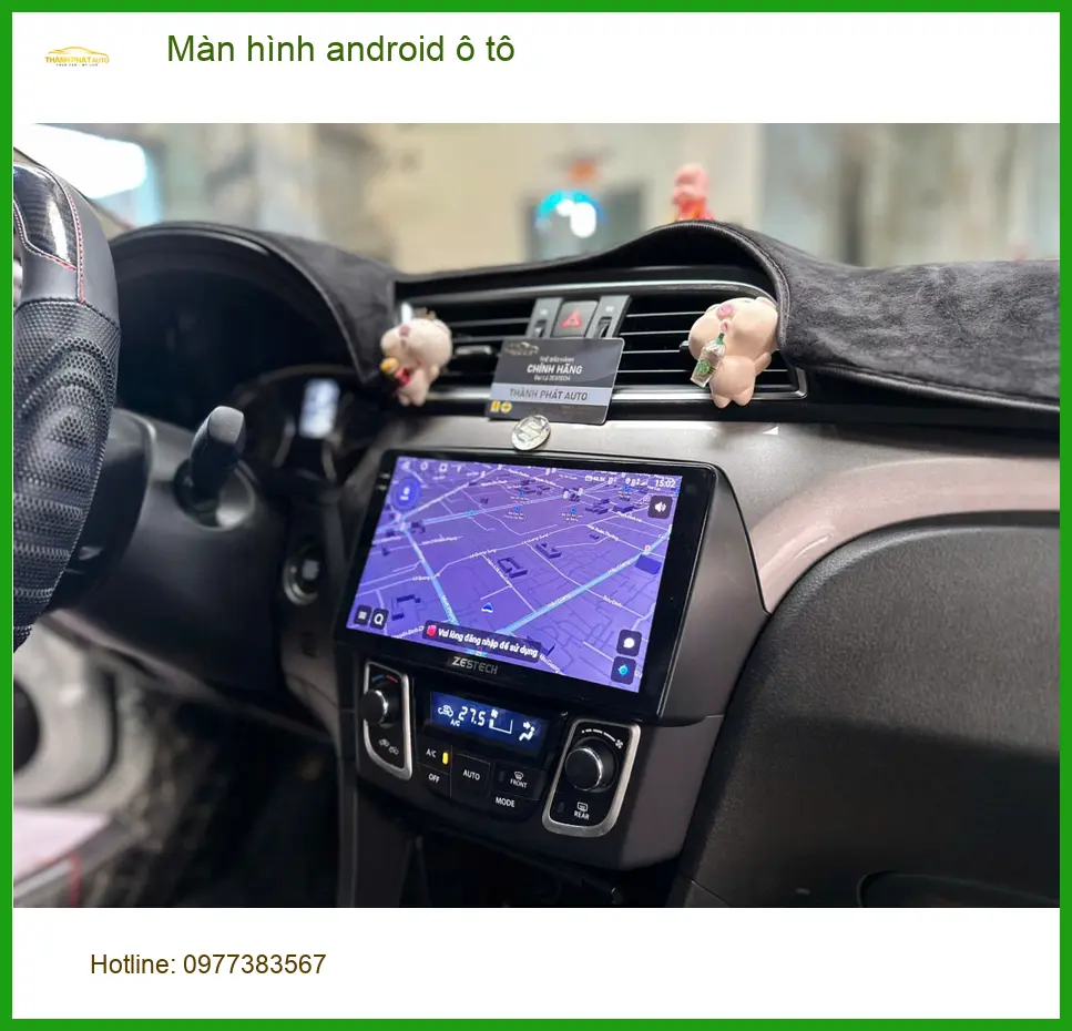 Chị Thảo lắp Màn hình Android ô tô cho Hyundai Accent tại Quận 12 ảnh thực tế 4