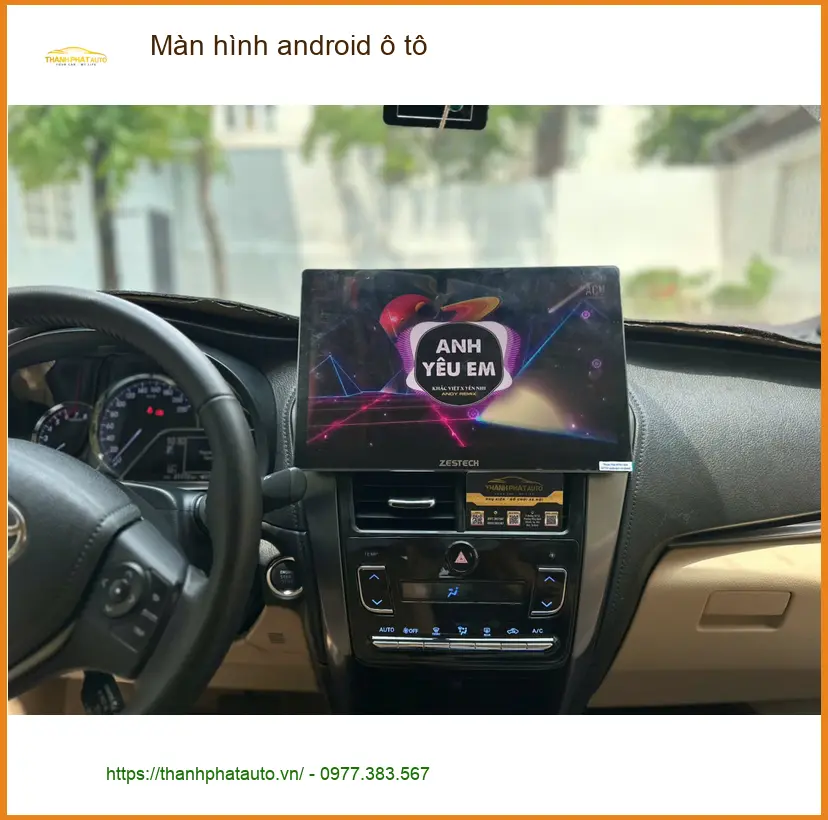 Chị Thảo nâng cấp màn hình Android ô tô Ford Everest Quận 2 xem YouTube ảnh thực tế 5