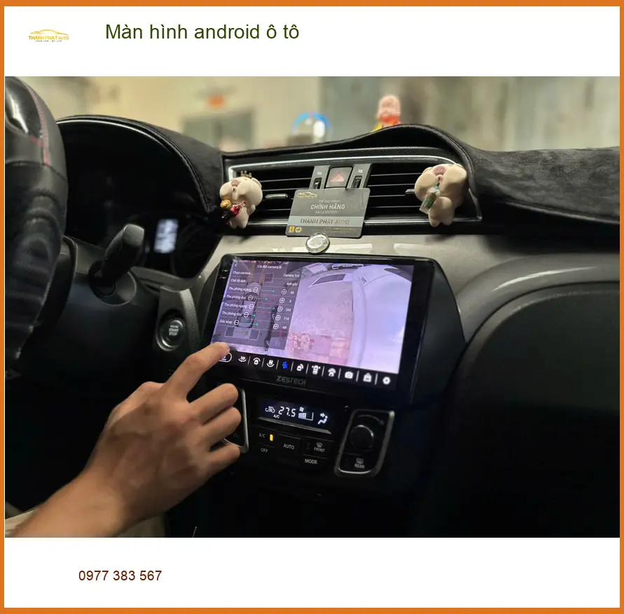 Chị Thảo lắp Màn hình Android ô tô cho Hyundai Accent tại Quận 12 ảnh thực tế 5