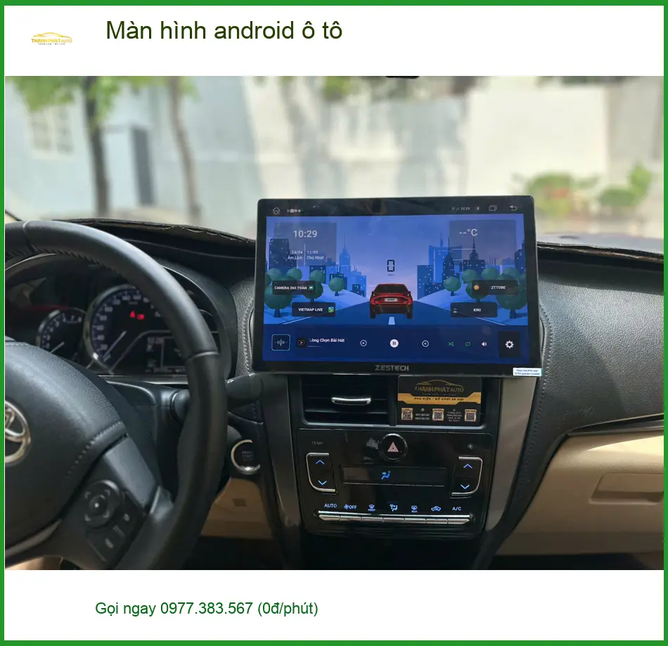 Anh Đạt lắp màn hình android ô tô cho Kia K3 tại Thủ Đức, cần đa dạng giải trí