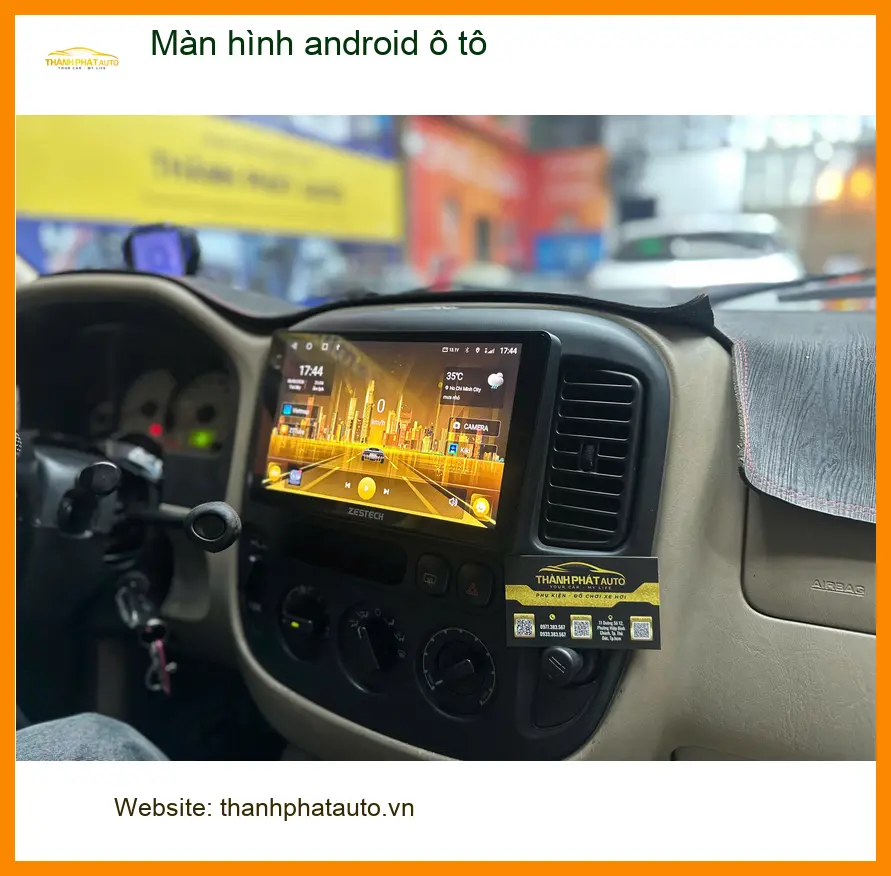 Anh Quang nâng cấp màn hình android ô tô cho Hyundai Accent tại Quận 12
