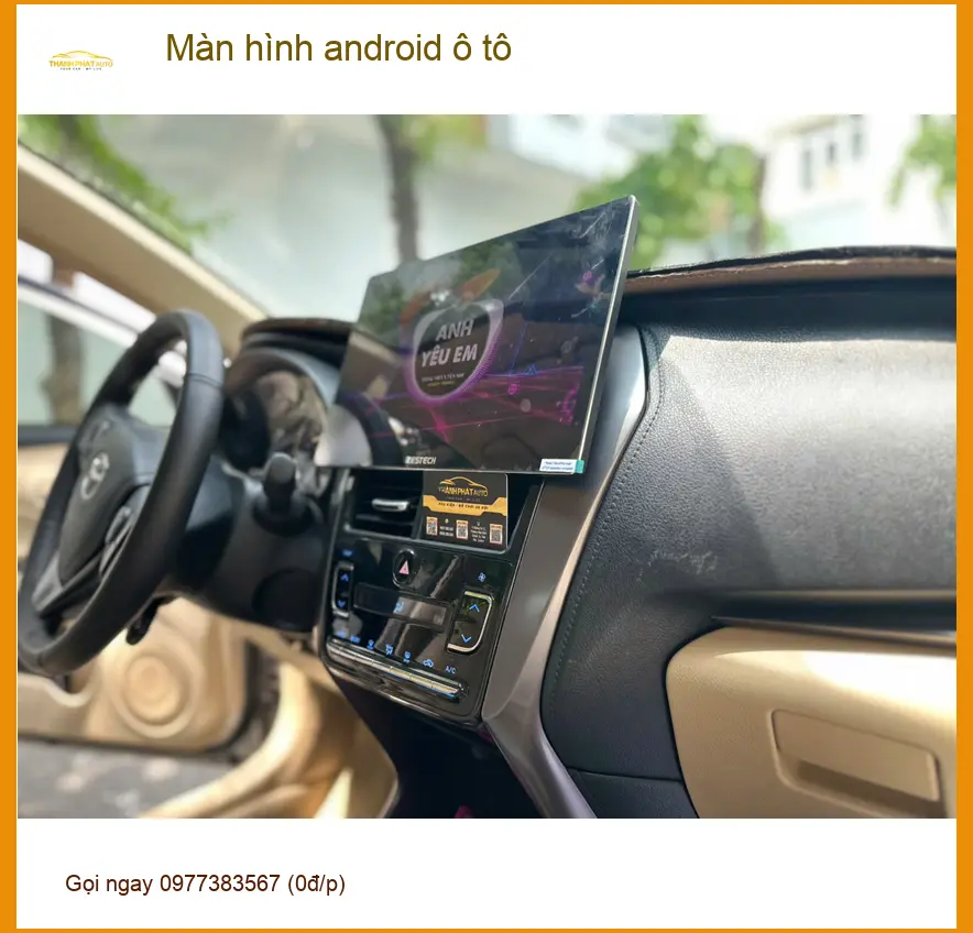 Anh Đạt lắp màn hình android ô tô cho Kia K3 tại Thủ Đức, cần đa dạng giải trí ảnh thực tế 3