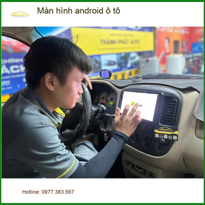 Anh Quang nâng cấp màn hình android ô tô cho Hyundai Accent tại Quận 12 ảnh thực tế 3