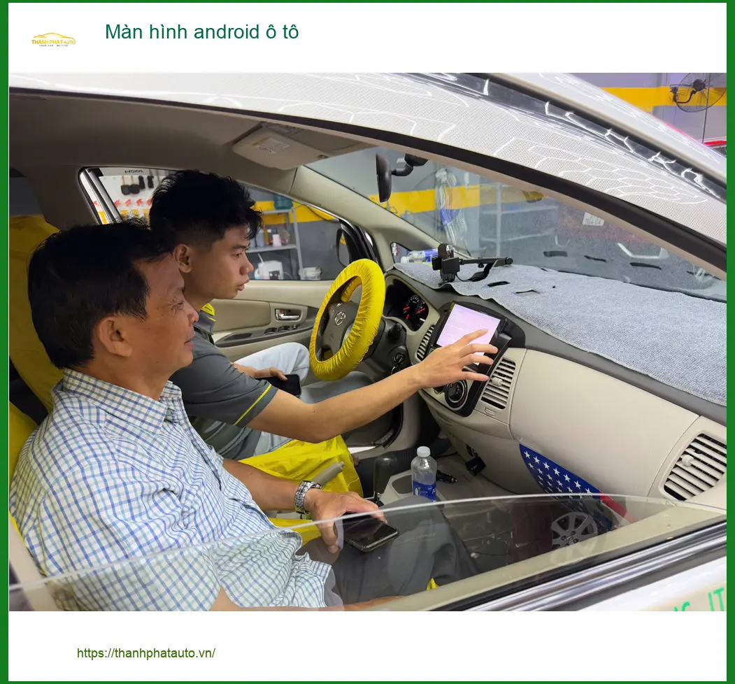 Anh Quang lắp màn hình Android ô tô Honda CRV tại Hóc Môn giá tốt ảnh thực tế 4