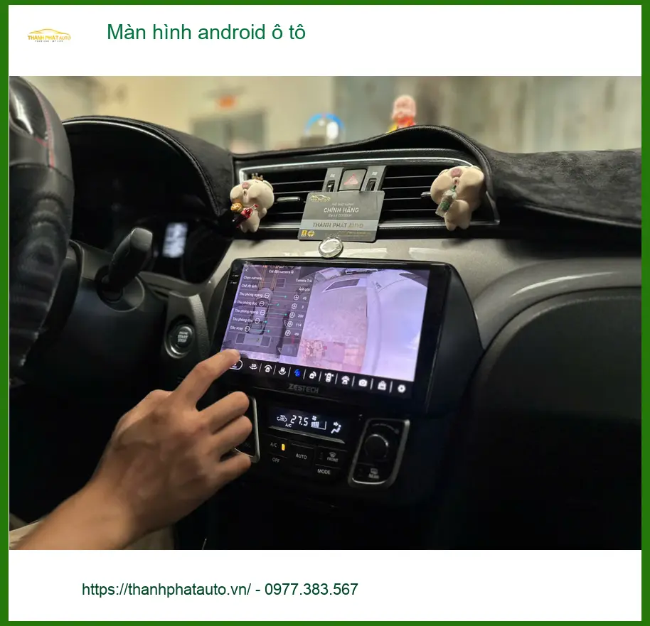 Anh Kiên lắp màn hình android ô tô cho Honda CR-V tại Quận 2 để nâng tầm trải nghiệm lái