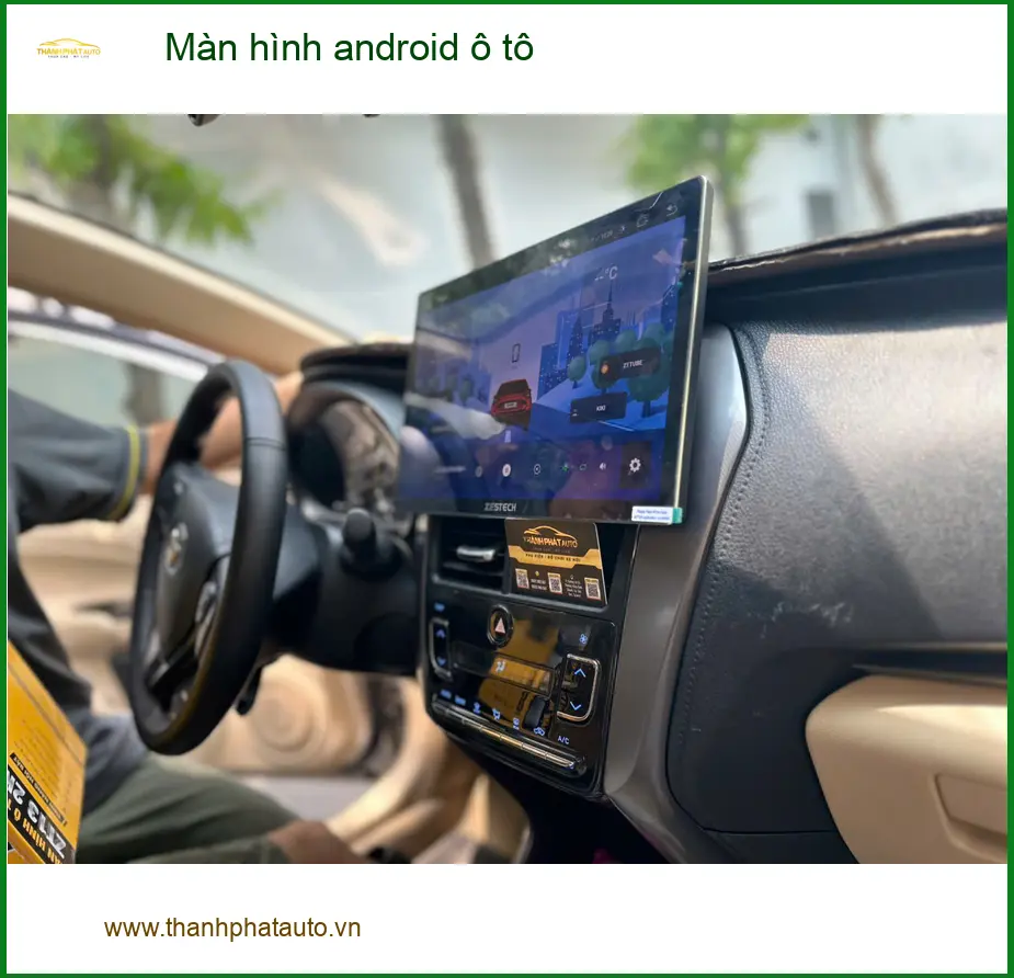 Anh Đức An lắp màn hình Android ô tô cho VinFast Lux A2.0 tại Quận Phú Nhuận ảnh thực tế 3