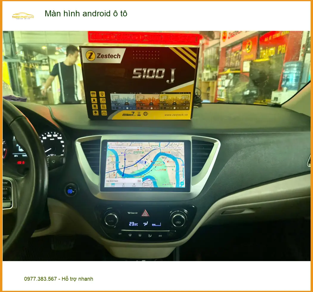 Anh Duy lắp màn hình android ô tô Kia K3 tại Nhà Bè tiện xem YouTube
