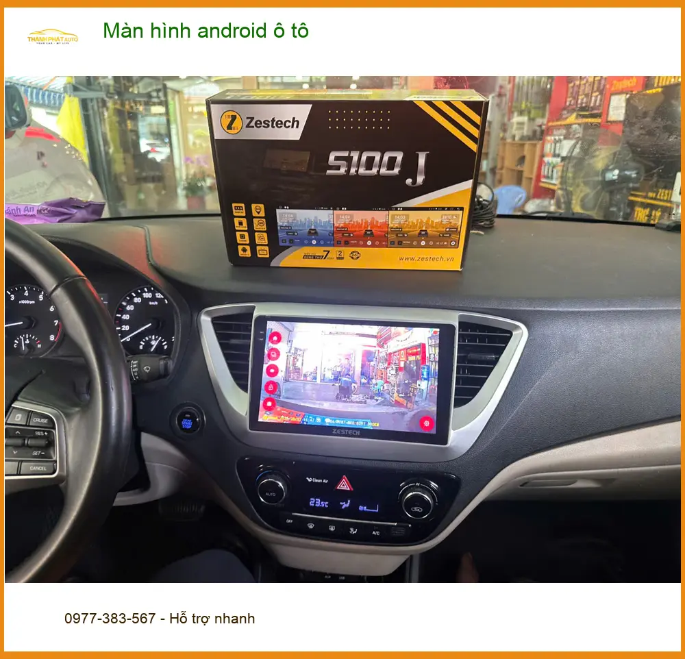 Anh Duy lắp màn hình android ô tô Kia K3 tại Nhà Bè tiện xem YouTube ảnh thực tế 3