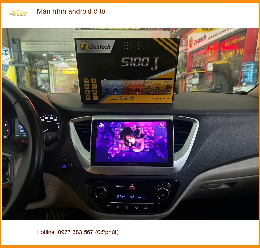 Anh Duy lắp màn hình android ô tô Kia K3 tại Nhà Bè tiện xem YouTube ảnh thực tế 4