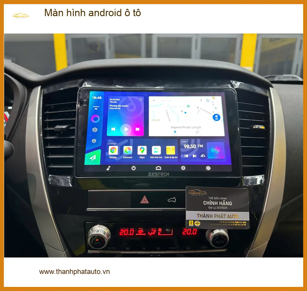Anh Kiệt lắp màn hình Android ô tô cho Hyundai Accent tại Hóc Môn vì màn zin quá cũ