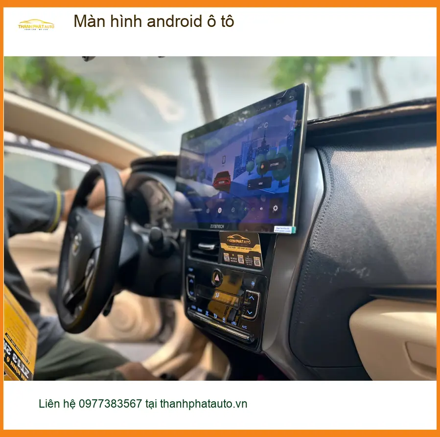Anh Khải lắp màn hình android ô tô cho Toyota Camry ở Quận 9 để nâng cao tiện ích ảnh thực tế 3