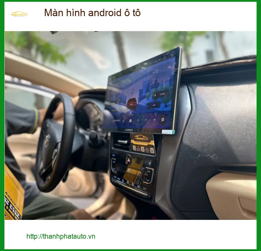 Anh Khải lắp màn hình android ô tô cho Hyundai Accent tại Quận 4 để nâng cấp giải trí