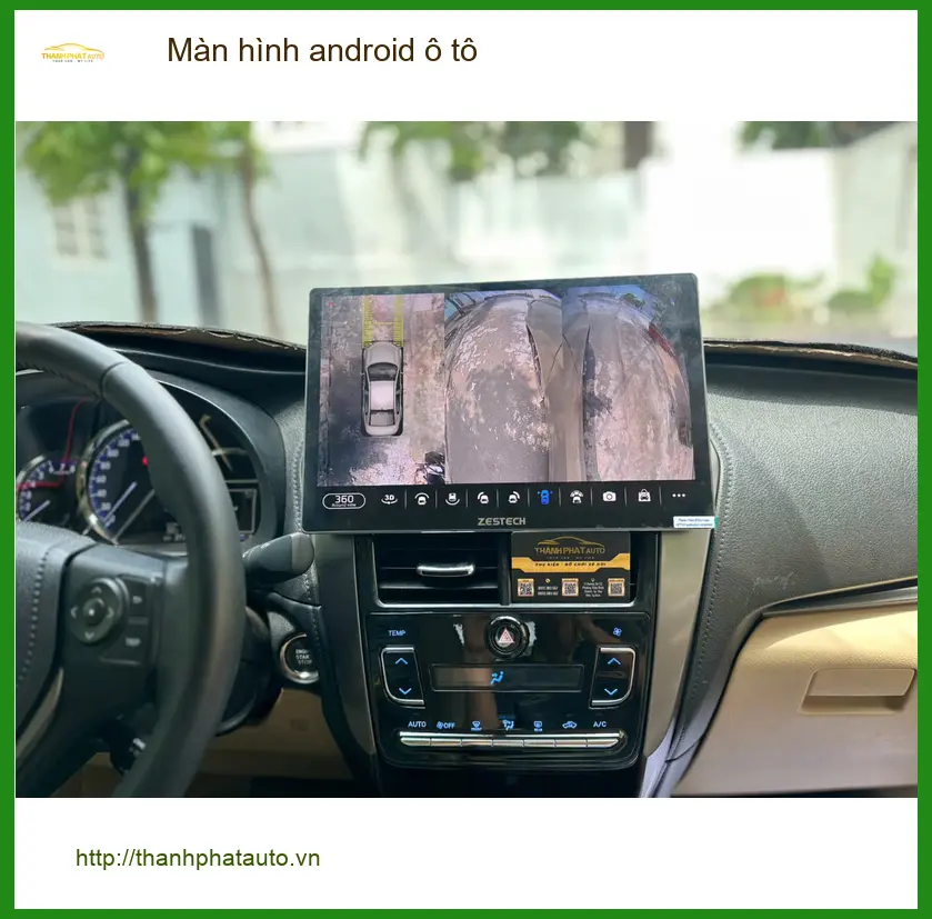 Anh Khải lắp màn hình android ô tô cho Hyundai Accent tại Quận 4 để nâng cấp giải trí ảnh thực tế 2