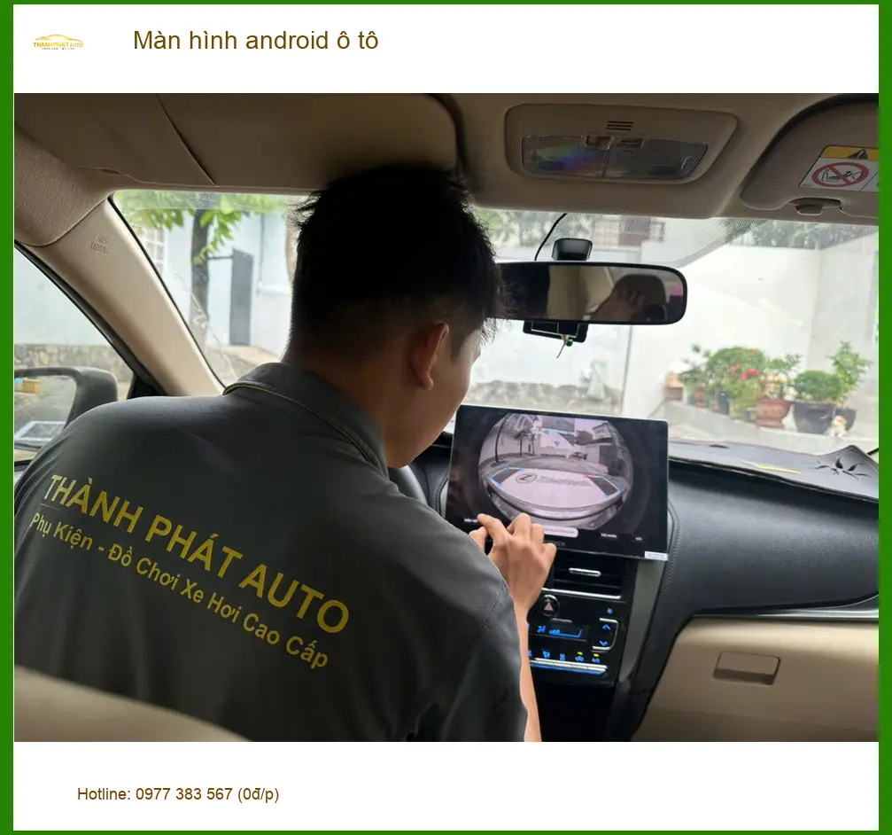 Anh Khải lắp màn hình android ô tô cho Hyundai Accent tại Quận 4 để nâng cấp giải trí ảnh thực tế 5