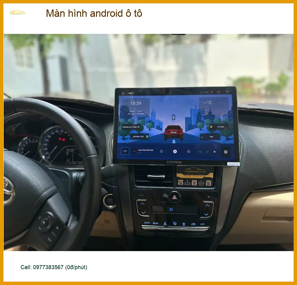 Anh Khải nâng cấp màn hình android ô tô cho Hyundai Accent tại Nhà Bè ảnh thực tế 5