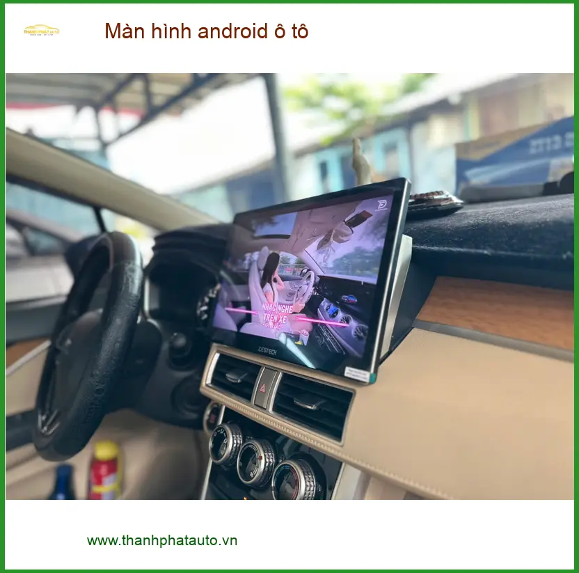 Anh Kiên lắp Màn hình android ô tô cho Hyundai Accent tại Quận Bình Tân ảnh thực tế 3