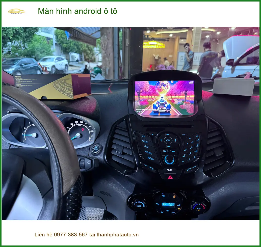 Anh Minh lắp màn hình android ô tô cho Honda CR-V tại Quận 3 để giải trí tốt hơn ảnh thực tế 5