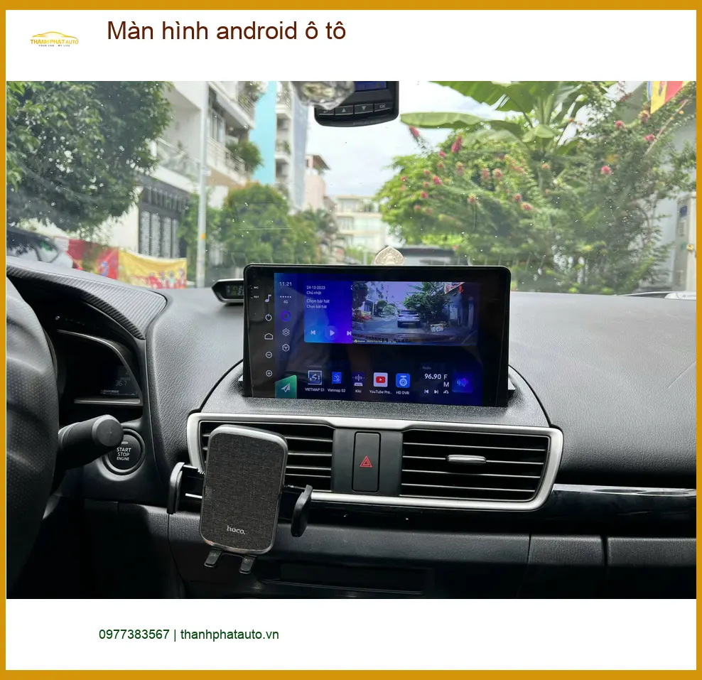 Anh Hưng lắp màn hình Android cho Honda CRV tại Quận 12 ảnh thực tế 3